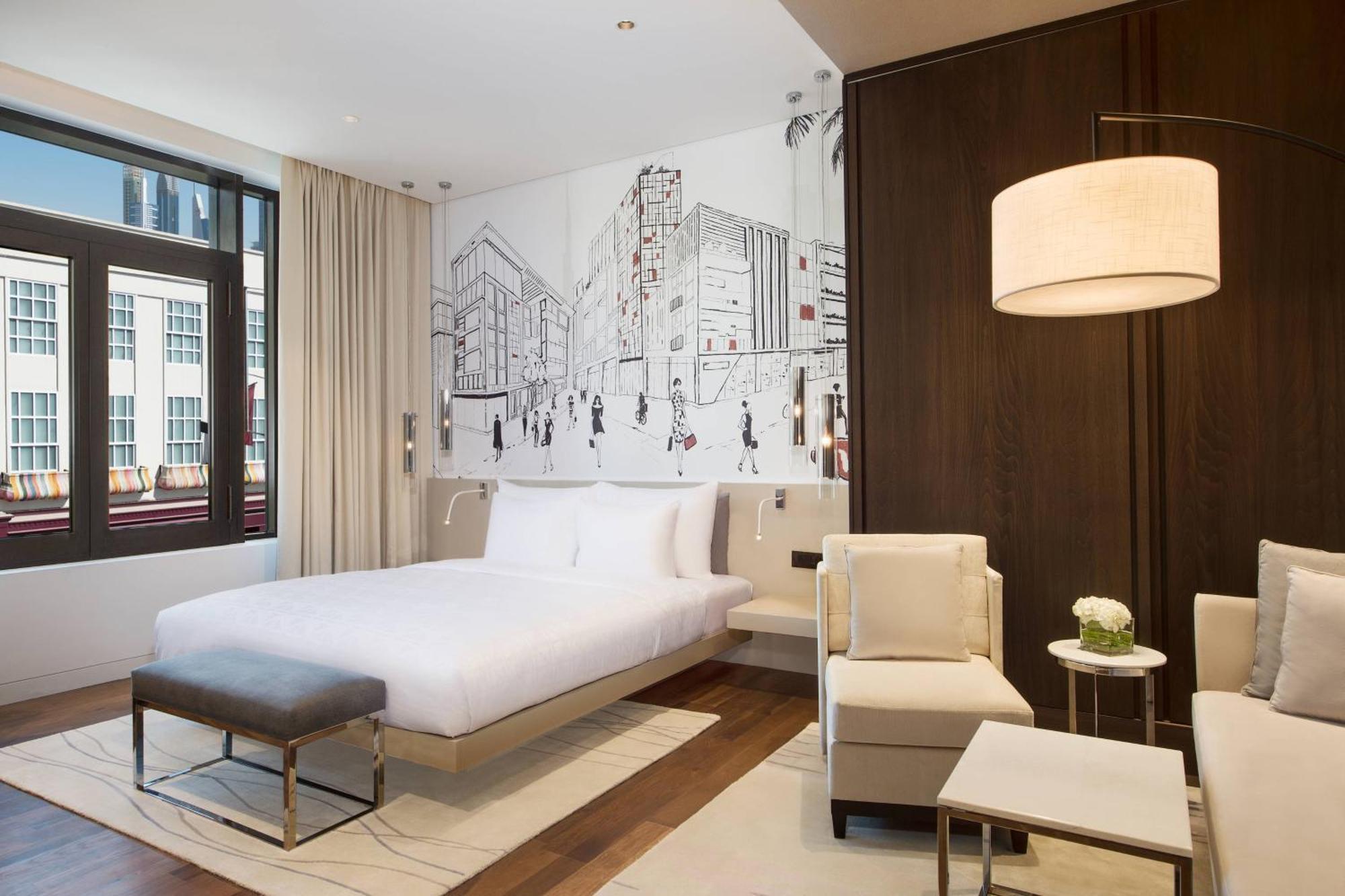 ลา วีลล์ โฮเทล แอนด์ สวีท ซิตี้วอล์ก ดูไบ ออโตกราฟ คอลเลกชัน Hotel ภายนอก รูปภาพ A room at the hotel